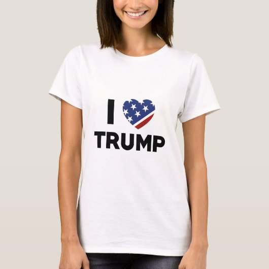 Ik hou van Trump T-shirt (Voorkant)
