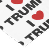 Ik hou van Trump Tafelkleed (Gekanteld)