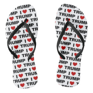 Ik hou van Trump Teenslippers