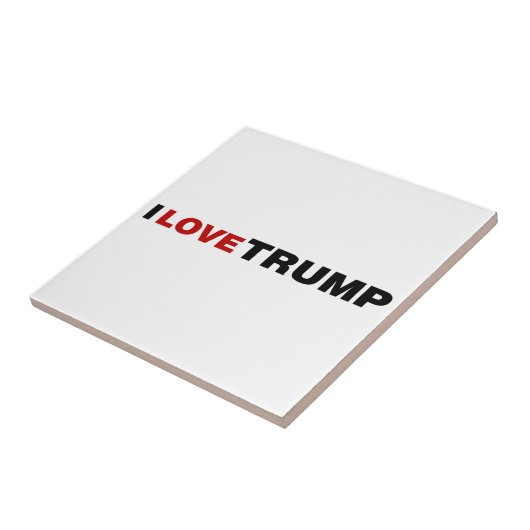 Ik hou van Trump Tegeltje (Zijkant)