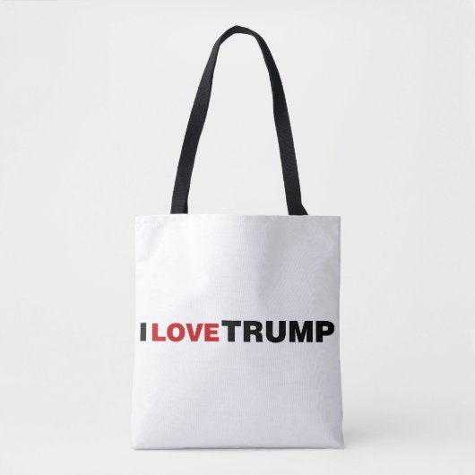 Ik hou van Trump Tote Bag (Voorkant)