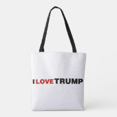 Ik hou van Trump Tote Bag (Achterkant)