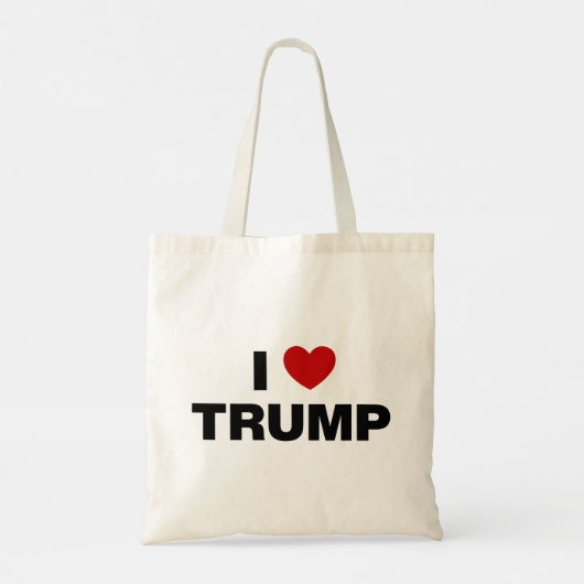 Ik hou van Trump Tote Bag (Achterkant)