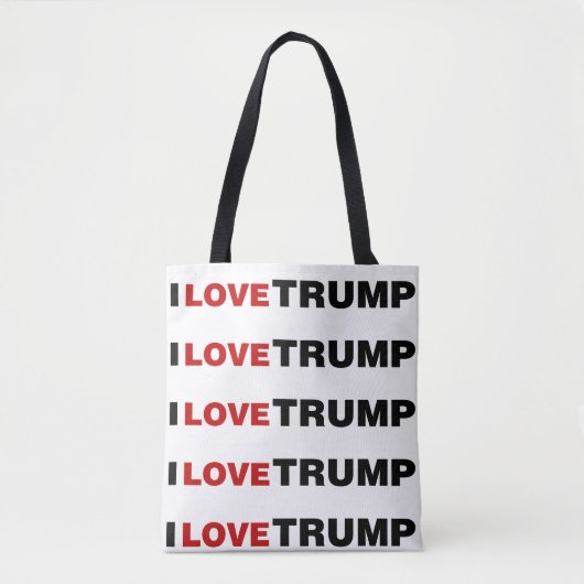 Ik hou van Trump Tote Bag (Voorkant)