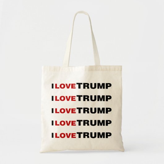 Ik hou van Trump Tote Bag (Voorkant)