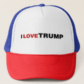 Ik hou van Trump Trucker Pet (Voorkant)