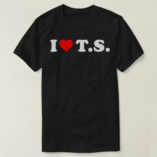 IK HOU VAN TS I HEART TS T-SHIRT (Design voorkant)