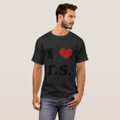 Ik hou van TS T-shirt (Voorkant volledig)