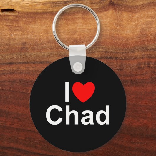 Ik hou van Tsjaad Sleutelhanger (Voorkant)