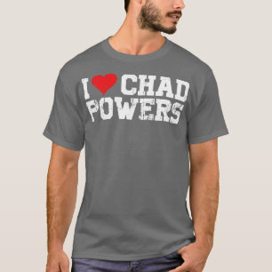 Ik hou van Tsjaadse machten Witte Tekst T-shirt
