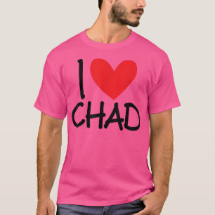 Ik hou van Tsjaadse naam Persoonlijke Mannen Guy B T-shirt