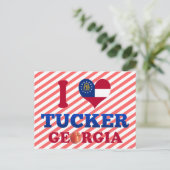 Ik hou van Tucker, Georgia Briefkaart (Staand voorkant)