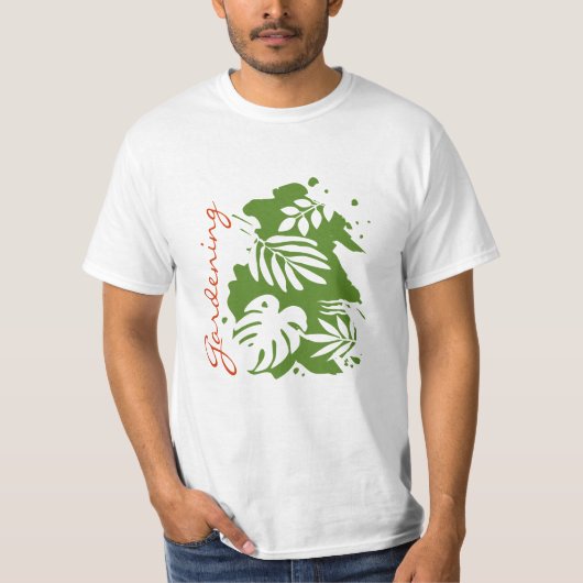 Ik hou van tuinieren t-shirt (Voorkant)