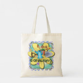 Ik hou van tuinieren tote bag (Achterkant)