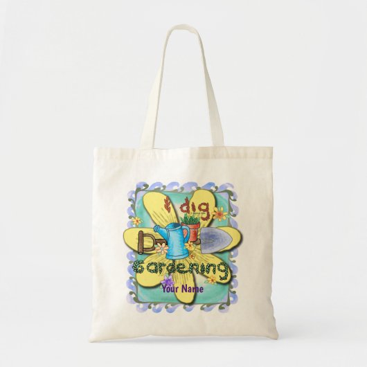 Ik hou van tuinieren tote bag (Voorkant)