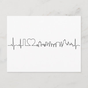 Ik hou van Tulsa in een uitzonderlijke stijl Briefkaart