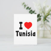 Ik hou van Tunesië. Briefkaart (Staand voorkant)