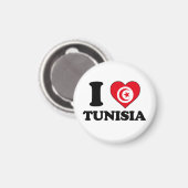 Ik hou van Tunesië Magneet (Voorkant / Achterkant)