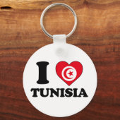 Ik hou van Tunesië Sleutelhanger (Voorkant)