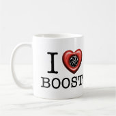 Ik hou van Turbo Boost Koffiemok (Links)
