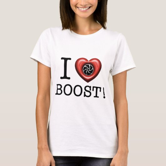 Ik hou van Turbo Boost T-shirt (Voorkant)