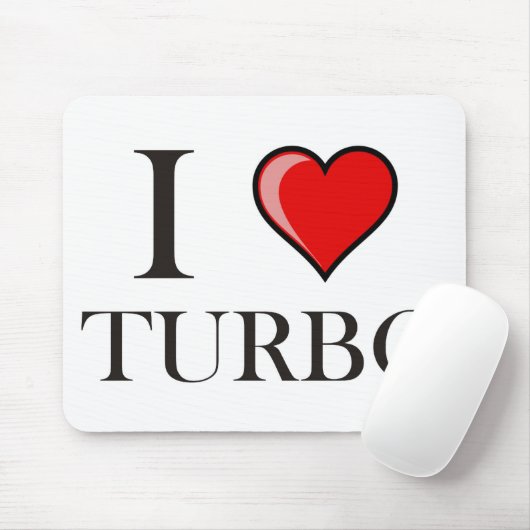 Ik hou van Turbo Muismat (Met muis)