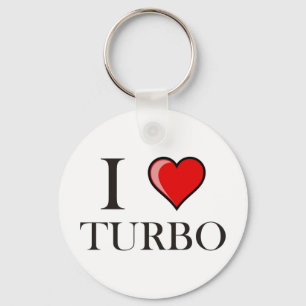 Ik hou van Turbo Sleutelhanger