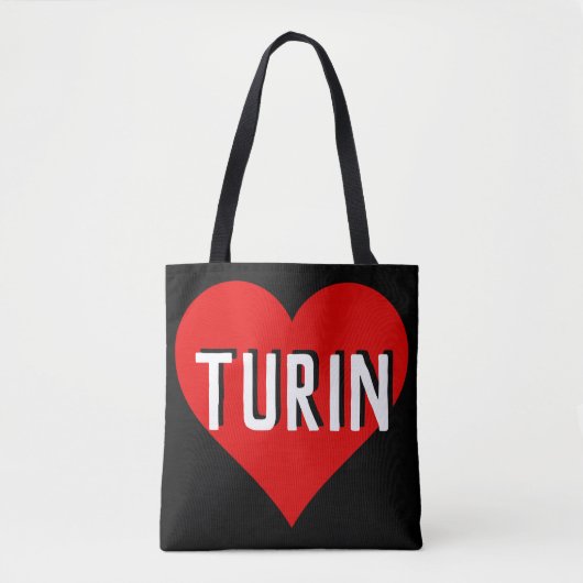 Ik hou van Turijn, Italië. Tote Bag (Voorkant)