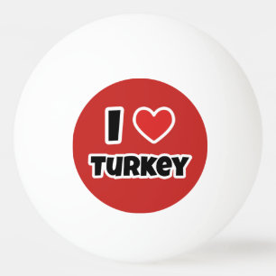 Ik hou van Turkije Pingpongbal