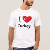Ik hou van Turkije T-shirt (Voorkant)