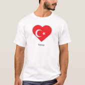 Ik hou van Turkije T-shirt (Voorkant)