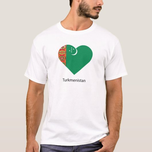 Ik hou van Turkmenistan T-shirt (Voorkant)