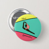 Ik hou van turnen Button (Voorkant /achterkant)