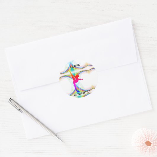 Ik hou van turnen Stickers (Envelop)