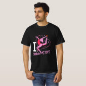 Ik hou van turnen t-shirt (Voorkant volledig)