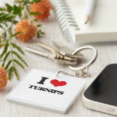 Ik hou van Turnips Sleutelhanger (Voorkant Rechts)