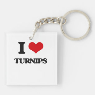 Ik hou van Turnips Sleutelhanger