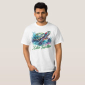 Ik hou van Turtles Red-eared Slider Turtle Lover T-shirt (Voorkant volledig)