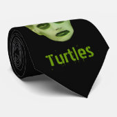 Ik hou van Turtles Zombie Kind Stropdas (Opgerold)