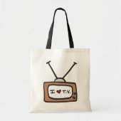 Ik hou van Tv. Tote Bag (Voorkant)
