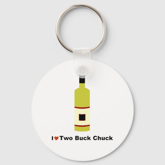 Ik hou van twee dollar Chuck Sleutelhanger (Voorkant)