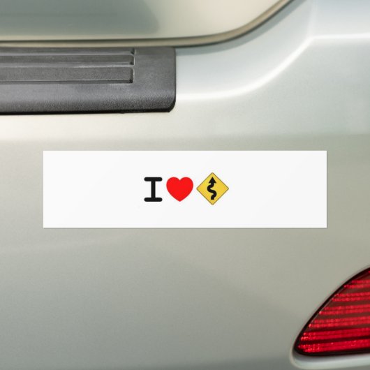 Ik hou van Twisties!!! Bumpersticker (Op auto)