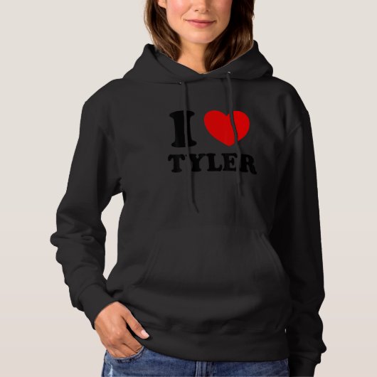 Ik hou van Tyler Hoodie (Voorkant)