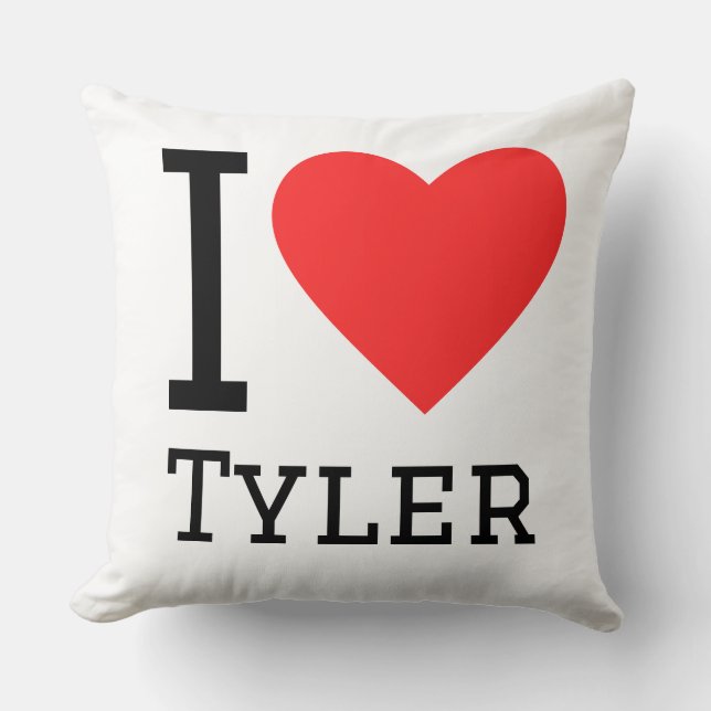 Ik hou van Tyler Kussen (Voorkant)