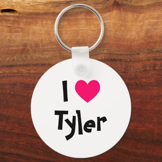 Ik hou van Tyler Sleutelhanger (Voorkant)