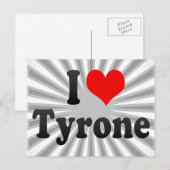 Ik hou van Tyrone Briefkaart (Voorkant / Achterkant)