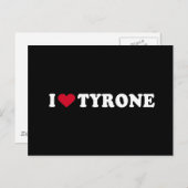 IK HOU VAN TYRONE BRIEFKAART (Voorkant / Achterkant)
