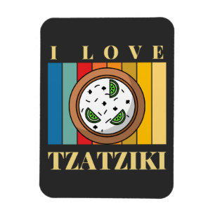 Ik hou van tzatziki Grieks eten Griekenland souven Magneet