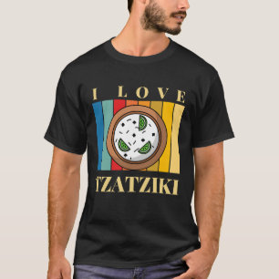Ik hou van Tzatziki Grieks eten T-shirt