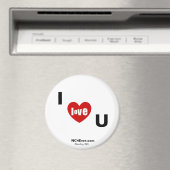 Ik hou van U koelkast magnet (Insitu (Vaatwasser))